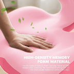 CHANCEE Ergonomic Seat Cushion with L-Shaped Design for Office Chair (Pink) - Image 6