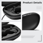 Reusable Noise Reduction Earplugs for Sleeping, 48 Db Noise Cancelling Ear Plugs, Soft Silicone Ear Plugs for Side Sleepers, for Concerts, Travel, Studying, Black - Image 2