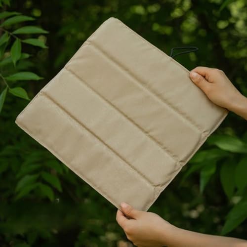 Lightweight Waterproof Foldable Camping Seat Pad Cushion - Portable Outdoor Chair Mat for Hiking, Picnics, Travel (Black) - Image 3