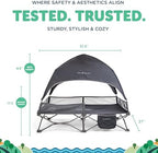 Baby Delight Go with Me Bungalow Deluxe Portable Cot, Grey - Image 4