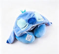 Finex Stitch Monster U-Shape Travel Home Car Neck Pillow for Kids Head Rest Driving Seat Cushion Cute Soft Comfy Cartoon Auto Accessories by Finex