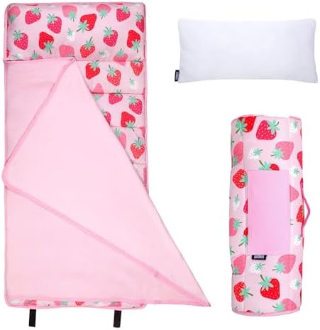 Wildkin Microfiber Toddler Nap Mat with Pillow for Boys & Girls by Wildkin