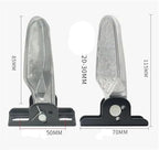 Foldable Bike Pedal Foot Rest for Electric Vehicles, Aluminium Alloy 2 Pair - Image 3