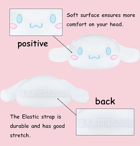 Roffatide Anime Cinnamoroll Car Seatbelt Shoulder Pad Seat Belt Cover Plush Car Neck Pillow Auto Head Neck Rest Cushion - Image 3