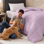 Utopia Bedding Twin Comforter, Duvet Insert, Lavender, 64 x 88 Inches - Image 6