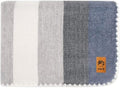 ALPAKITAS Alpaca Wool Blanket – Twin Size, 75 x 38 Inches – Warm & Lightweight – Couch, Bed, or Outdoor Blanket – Gray & Blue by Alpakitas