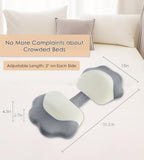 DONAMA Memory Foam Pregnancy Pillow Maternity Wedge Pillow for Side Sleeper - Image 2