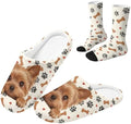 Jeiento Womens Fuzzy Slipper and Socks Winter Warm Gifts for Mom,Wam Cozy Indoor Socks Comfort Home Shoes by Jeiento