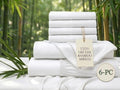 Bamboo Viscose Short Queen 6-PC Sheet 1000-TC 28" Extra Deep Pocket - White by Unknown