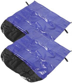 2pcs Heavy Duty Moving Bag 47x39 Inch Pe Blue Reusable by TEHAUX