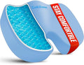 Gel Seat Cushion, Cooling Memory Foam Cushion for Office Chair, Blue by CushZone