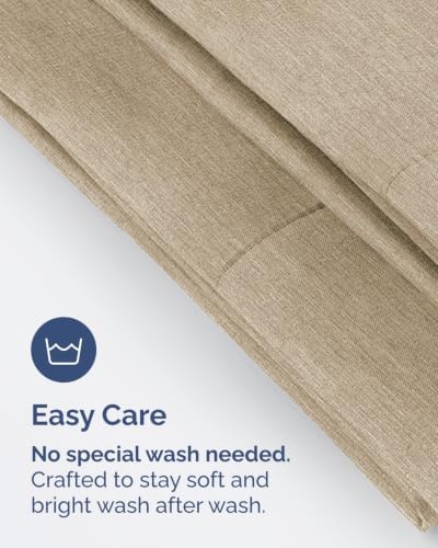 King Pillow Cases - 10 Pack Pillowcase Covers - 20" x 40" (Heathered Beige) - Image 6