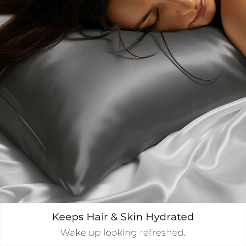 Mellanni Pure Silk Pillowcase Queen Size - Perfect for Hair and Skin - Image 4