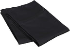 100% Pima Cotton Pillowcases – 800 Series, Ultra Soft & Cooling, Toddler/Travel 12"x16", Set of 2 – Black, Hotel Luxury Quality, Envelope Closure, Skin & Hair Friendly by Unknown