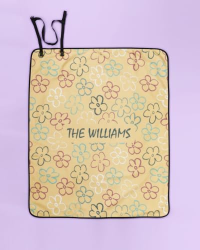 Custom Picnic Blanket, Personalized Waterproof Outdoor Blanket - Image 2
