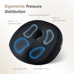 Upgrade Large Car Seat Cushion and Lumbar Support Pillow, Ergonomic Memory Foam Driving Seat Cushion for Back & Sciatica Pain Relief, Non-Slip Washable Seat Cushion for Car, Driver, Office-Black - Image 5