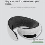 QUQUQ Travel Neck Pillow for Sleeping U-Shaped Cotton Pillow Portable Slow-Rebound Neck Support Comfortable(Blue,1pcs) - Image 4