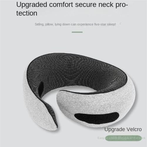 QUQUQ Travel Neck Pillow for Sleeping U-Shaped Cotton Pillow Portable Slow-Rebound Neck Support Comfortable(Blue,1pcs) - Image 4