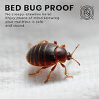 Waterproof Zippered Mattress Protector King Size, 12" Deep Pocket - Image 4