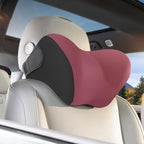 BEBAS Ergonomic Car Headrest Pillow, Memory Foam Neck Support, Red by BEBAS