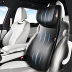 Coverado Car Seat Lumbar Support Pillow and Adjustable Headrest One-Piece Design, Memory Foam Breathable Back Neck Support Cushion, Ergonomic Widened Design for Car Truck Long Driving Back Pain Relief by COVERADOAUTO