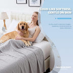 Cooling Blanket Queen Size, 90"x90" Cooling Blankets for Hot Sleepers, Cold Blanket Thin Lightweight Breathable Soft for Couch Bed, Lightweight Blanket Keep Cool for Night Sweats - Image 4