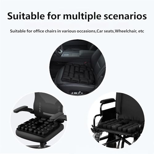 Sondor Travel Cushion, Comfortable 3D Inflatable Seat Cushion for Hemorrhoid and Tailbone Pain Relief, Optimal Support for Long Sitting in Car, Air Travel, Office Chairs Etc (30-Point Cushion) - Image 3