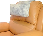 Velvet Recliner Headrest Pillow, Non-Slip Neck Support, Leaves by AmazeCov