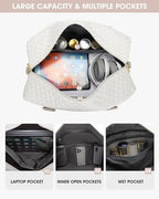 Weekender Bags for Women Travel Bag- Duffle Bag for Women with Shoe Compartment Carry On Overnight Bag with Toiletry Bag & Wet Pocket - Image 2