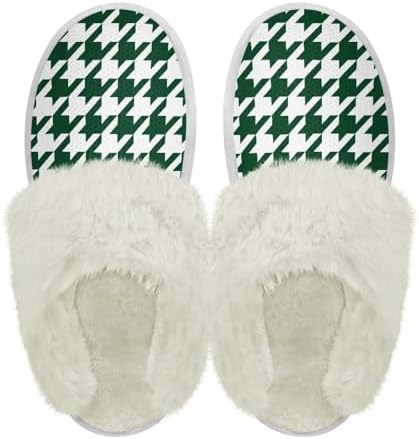 Cotton Slippers With Fluffy Edges House Slippers by PJHEQOXE