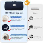 PHF Toddler Nap Mat with Removable Pillow and Minky Blanket, Rollup Design Kids Sleeping Mat, Slumber Bags for Boys, 50"x20" Toddler Sleeping Bag for Daycare Preschool Travel Camping, Astronaut - Image 3