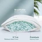 Rainmr Extra Thick Body Pillow Memory Foam – Long Pillow for Adults – Thicker Inner Case – Soft & Cooling Double Pillowcases, 20 x 54 inchesThicker Inner Body Pillow - Image 3