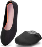Puxowe Women's Ballet Flats Stretch Knit Comfortable Slip On Walking Shoes by Puxowe