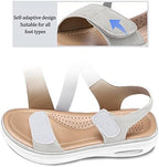 mysoft Women's Comfortable Walking Sandals Platform Wedge Ankle Strap - Image 6