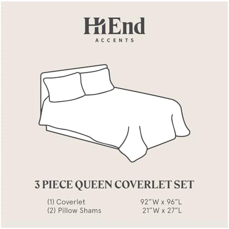 HiEnd Accents Stonewashed Cotton 3 Piece Queen Duffle Bag Coverlet Set - Image 7