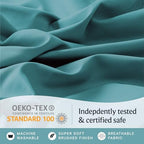 Twin Size Sheets Set, Cooling & Soft Deep Pocket Bed Sheets, 3PC - Image 5