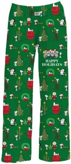 BRIEF INSANITY Snoopy Unisex Lounge Pajama Pants - Loose-Fit, Ultra-Soft, Holiday Wear by BRIEFINSANITY