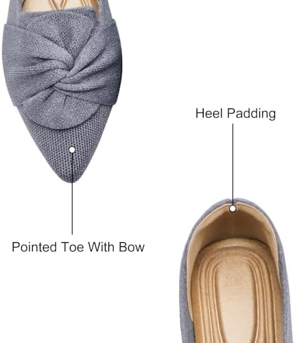 HIULYCENCE Flats for Women Pointed Toe Ballet Flats - Image 4