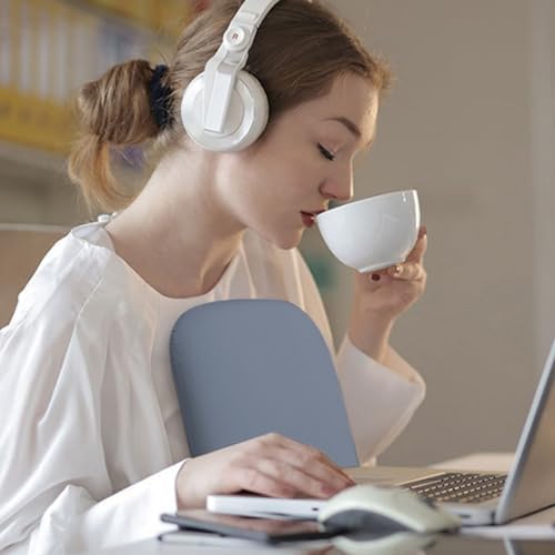 Grey Nap Pillow 15x10x4 Memory Foam Portable Travel Pillow - Cooling Silk Removable Washable Camping for Office Car - Image 3