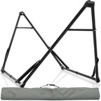 Tranquillo Unity Hammock Stand, 800 lbs Capacity Steel Double Hammock Stand for 2 Persons, Premium Pre-Assembled Stand for Indoor Outdoor, Frame Black by Tranquillo