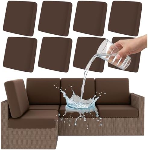 Smiry Waterproof Patio Cushion Covers, Stretch Outdoor Furniture Covers by Smiry