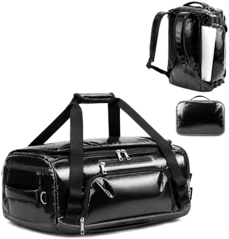 TOPEAST 30L Travel Duffel Backpack, 3-in-1 Convertible Duffle Bag by TOPEAST