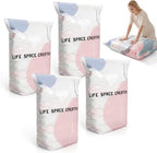 No Pump Vacuum Storage Bags, 2026 New Multifunctional Space Saver Bags for Closet Organization, Heavy-Duty Large Capacity Pump-Free 3-Sec Fast Compression Bag (4PCS, Medium) by Tumplus