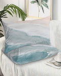 DecorLovee Summer Beach King Pillow Cases Set of 2 - Microfiber Bed Throw Pillow Covers, Ocean Nautical Coastal Seaside Aqua Beige Decorative Lumbar Pillow Cover with Envelope Closure for Sofa/Travel by DecorLovee