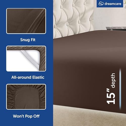 DREAMCARE King Size Sheets Set - 6 pcs Breathable Cooling Sheets King Size - Image 6