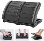 Ergonomic Foot Rest Under Desk, Foldable & Portable 7-Level Foot Stool, Dual-Side Massage Surface, Under Desk Footrest for Office, Home, Car by JforSJizT