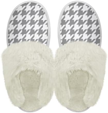 Cotton Slippers With Fluffy Edges House Slippers by PJHEQOXE