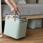 Storage Bag, Clothing Storage, Blue Stripe 110L (2-Pack) - Image 2