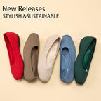 Frank Mully Women's Flats Square Toe Flats Comfortable Slip on Washable Ballet Flats Shoes for Women Dressy Work - Image 7