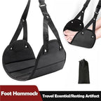 Foot Hammock for Plane Travel 8PCS Travel Hammock - Adjustable, Airplane Footrest, Outdoor/Office - Image 2